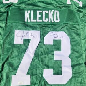 Joe Klecko Signed Autographed New York Jets Jersey HOF JSA COA SIZE XL
